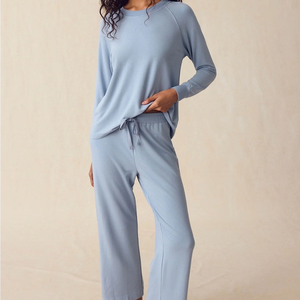 LAKE pajamas Relax Pants Set XXS dusty Blue